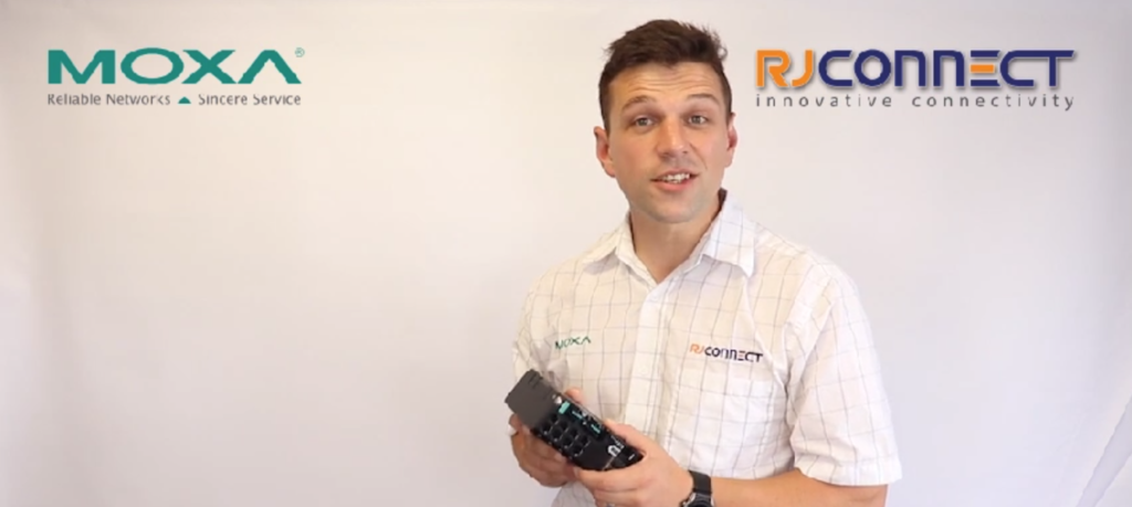 Johan Huisamen from RJ Connect showing EDS-G4000